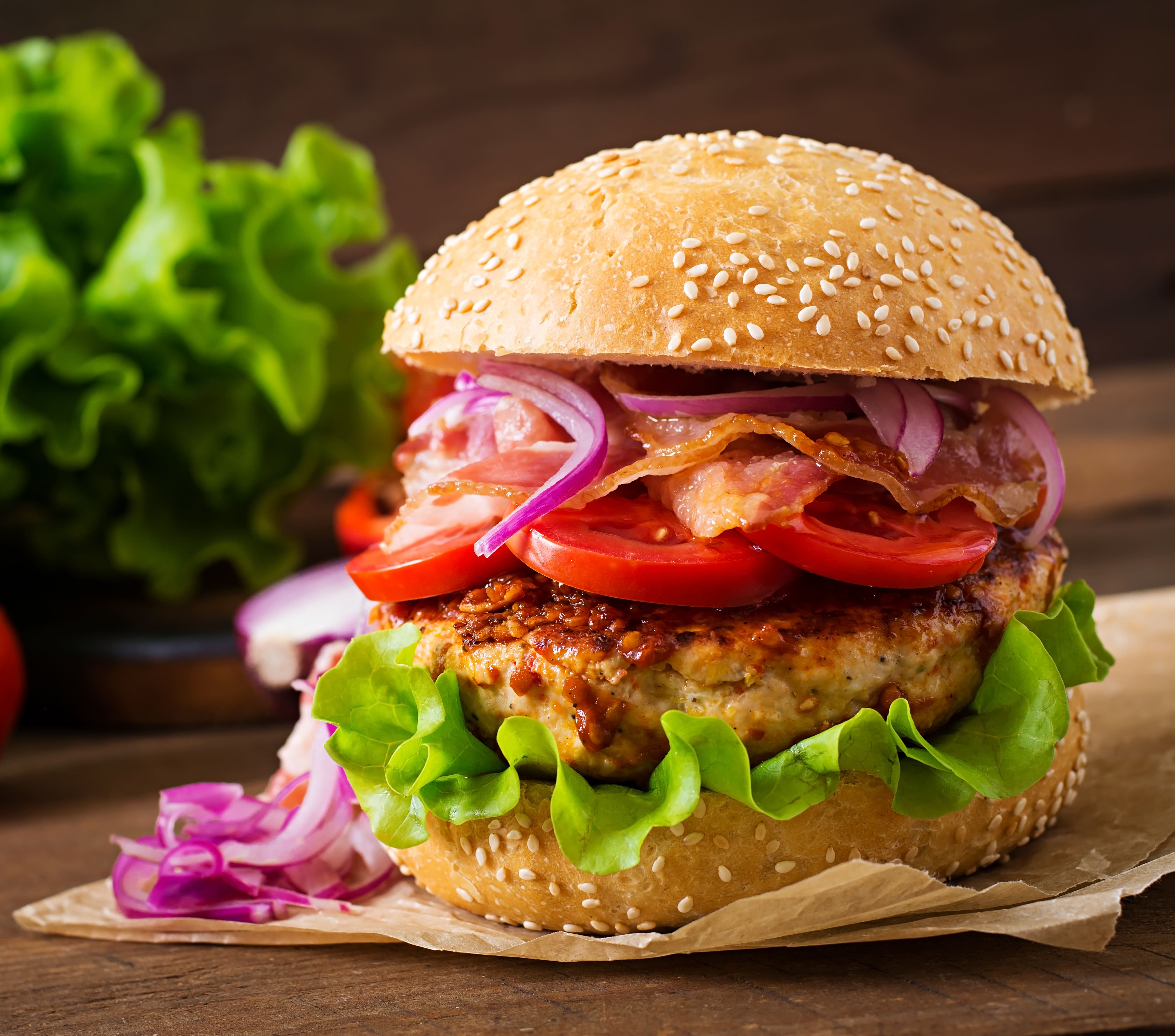 Bacon Hamburger